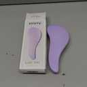 Crave Naturals Glide Thru Hair Brush - Detangler Brush for Curly, Straight, Wet or Dry Hair - Gentle Detangling Brushes for Adults, Kids, Toddlers - Hair Accessories for Women, 7.5x3 - Purple (1 Pack (Regular))