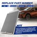 Air Conditioning A/C Condenser Compatible with Lexus RX330 2004-2006 All Engine # 3281, CN3281PFXC, 8846048040, 8846048041