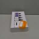 V Light Hair Extensions Kit Mini V Light Hair Extension Set With V Light Lamp*1 V light glue*2 Hair Extensions Remover*2 VLight Remover Machine*1 comb*1 clip*2 for Salon Hairstyles(White Machine Set)