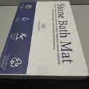 AquaDry Stone Bath Mat - Diatomaceous Stone Shower Mat, Ultra-Absorbent, Non-Slip, Eco-Friendly Large Stone Bath Mat, Diatomaceous Earth Bath Mat Large for Bathroom 23" x 15"