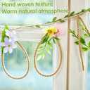 Baby in Bloom Banner, for Baby Shower decorations, Wildflower Butterflies Baby Shower Garland, Boho Floral Welcome Baby Garland Decor, Flowers Theme Paper Bunting for Mommy to Be Party