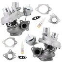 Dokili Left & Right Turbo Turbocharger 53039880470 53039880469 for 2013-2016 Ford F150 F-150 Expedition Navigator Transit V6 3.5L