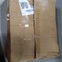 Joybe 300 Pack 5.95x3.25x8 Inch Small White Paper Bags with Handles Bulk, Kraft Paper Gift Bags for Birthday Party Favors Grocery Retail Shopping Business Goody Merchandise Craft Blank Sacks (300pcs)