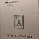 upsimples 18x24 Picture Frame, Display Pictures 16x20 with Mat or 18 x 24 Without, Wall Hanging Poster Frames, Black, 1 Pack