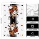 Black Ghost Polka Dot Pumpkin Happy Halloween Kitchen Towels Dish Towels, 16x25 Inch Farmhouse Flower Bat Decoration Hand Towels Set of 2