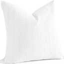 1pc 24x24 Pillow Cover Off White Euro Shams Boho Decorative Throw Pillow Covers Cotton Large Square Pillowcase for Couch Bed