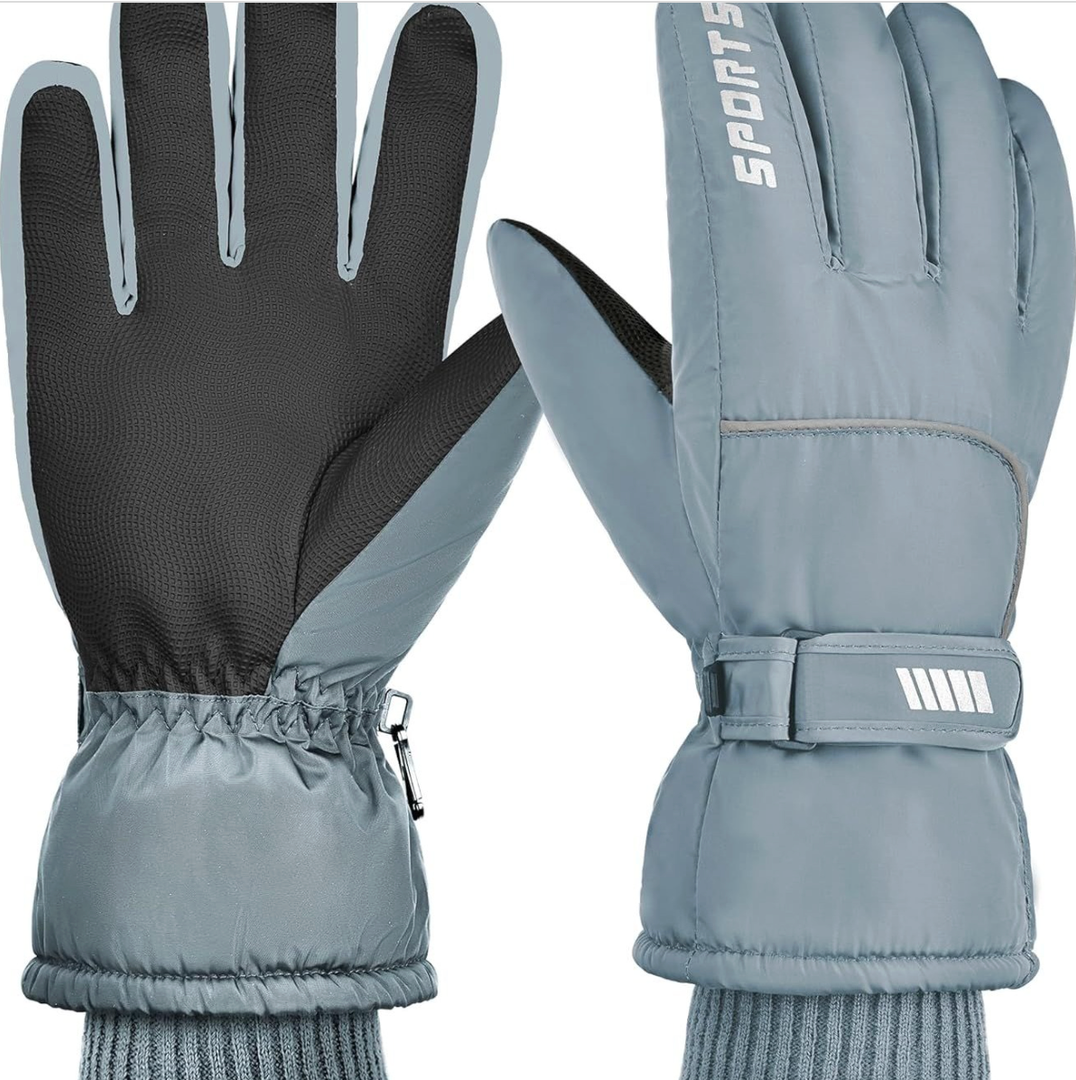 Gilotop Unisex Waterproof Winter Gloves Touchscreen,Windproof Thermal Ski Gloves for Men Women, Warm for Snowboarding, Hiking, Running,Outdoor Activities