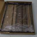 Hanging File Folder Frame Legal/Letter Size,File Cabinet Hanger,Inserts,Rack for Hanging Files,Fit Size Bigger 15.1L,9.6H Filing Cabinet,Desk Drawer,Hanging File Organizer/Rails,Steel,Black