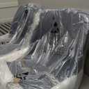 COLAMY Upholstered Dining Chairs Set of 2, Modern Kitchen Chairs with Back, Fabric Side Chair with Wood Legs for Dining Room Kitchen Restaurant, Blue