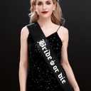 JeVenis Gothic Rose Flower Headband for Bride or Die Bachelorette Party Decoration Supplies (Black)