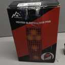 Heated Sleeping Bag pad, Operated by 5V/2A USB Power Supply (Battery NOT Included). Black & Red Flannel.