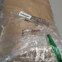 ULTCOVER Rectangular Patio Heavy Duty Table Cover - 600D Tough Canvas Waterproof Outdoor Dining Table and Chairs General Purpose Furniture Cover Size 88L x 62W x 28H inch (Brown)