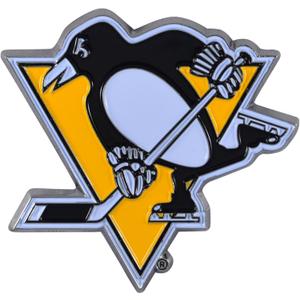 FANMATS NHL 3D Color Metal Emblem, Diecut Team Logo Auto Emblem