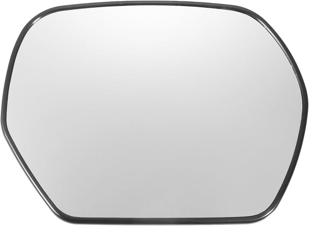X AUTOHAUX Car Rearview Right Passenger Side Mirror Glass Replacement W/Backing Plate Heated White Glass for Honda Odyssey 2009-2013