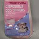 Ambreview Disposable Dog Diapers Female, Just Pull It Up, Doggie Diapers for Female Dogs, Strong Absorbency | Leak Proof, for Dogs in Heat | Elderly | Disabled, M 10 PCS