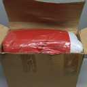 Chumia 48 Pcs Christmas Chair Covers and Santa Hats Silverware Holders Red Christmas Dining Chair Back Slipcovers for Xmas Holiday Party Dinning Room Decoration