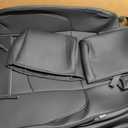 for Toyota Tundra Seat Covers 2022-2025 2026, Full Covered Black Seat Protectors Pickup Truck Car Leather Seat Cover Set for Tundra SR SR5 (Double Cab/CrewMax) 2026 2025 2024 2023 2022 Accessories