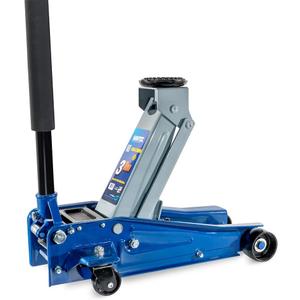 Hantec Floor Jack 2.5-Ton (5,000 lbs) Low Profile Hydraulic Trolley Jack HGP9 – Quick Lift Pump, Lift Range 3.3" to 14.6", Built-in Safety Valve & 360° Swivel Saddle for Cars, SUVs and Trucks