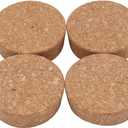 Cork Lids/Stoppers for Mason, Ball, Canning Jars (4 Pack, Wide Mouth)