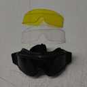xaegistac Airsoft Goggles Tactical Safety Goggles Anti Fog Glasses Hunting Cycling