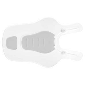 Clean Rinse Bather, Folding Spine Protection Wash Hip Semi Circular Sink Clean Rinse Baby Bather Ergonomic Portable for Travel (Grey)