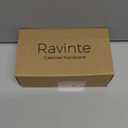 Ravinte 6 Pack | 5 Inch Cabinet Pulls White Stainless Steel Kitchen Drawer Pulls Cabinet Handles 5 InchLength, 3 Inch Hole Center