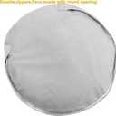 Bean Bag Chairs Cover No Filler Soft Washable Plush Fiber Adult Beanbag Chair Fuzzy Fur Cover Without Filling Snow Coffee Bean Bag Cover