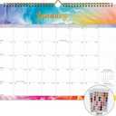 Lbylyhxc 2026 Calendar -12 Monthly Wall Calendar 2026 from Jan 2026 to Dec 2026, 14.8 x 11.5 Inches.Thick Paper with Julian Dates Large Wall calendar 2026 for New Year Presents (Rainbow Colors)