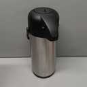 Coffee Carafe for Keeping Hot - 102oz/3L Airpot Coffee Dispenser with Pump - Insulated Stainless Steel Hot Beverage Dispenser for Parties - Thermal Carafe for Hot Drinks Water Tea Chocolate