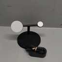 Belkin MagSafe-Compatible Charger, 3-in-1 Wireless Charging Station, Qi2-Certified 15W Wireless Charge for Apple iPhone 17 Series, Apple Watch, AirPods w/Non-Slip Base, 40W Included - Black