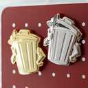 Honkai: Star Rail Lordly Trashcan: Metal Fridge Sticker (Silver Version)