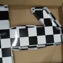 Mifoci 13.7" Race Car Cardboard Fillable Number Box for Charcuterie Fast Birthday Party Decor 1st 2nd 3rd 5th Number Shaped Box Black and White Checkered Snack Paper Mache Tray for Party Supplies (1)