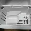 Ice Makers Countertop, Portable Ice Machine with Handle, 6 Mins 9 Bullet Cubes with Basket and Scoop, 26lbs in 24Hrs, Auto-Cleaning, for Home, Kitchen, RV, Camping, Black