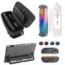 Switch 2 Accessories Kit, 10-in-1 Bundle Case for NS Switch 2 (2025), with Carrying Case, Clear Protective Cover, Thumb Grips, Screen Protectors, Gifts for Chirstmas