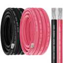 12 Gauge Marine Wire 12 AWG Marine Grade Wire Include 12 Gauge 30FT Red & 30FT Black,12 AWG Tinned Copper Electrical Cable for Boat Speaker Battery Lighting Solar Panel Automotive Camper Trailer