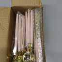 Goodluck 90 PCS Pink Gold Plastic Silverware Set for 30 Guests,30 Knives, 30 Forks and30 Spoons, Food-grade material free of BPA, Gold Plastic Cutlery Ideal for Weddings, Birthdays, Graduation