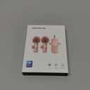 PQRQP 3 in 1 Wireless Lavalier Microphone for iPhone, iPad, Android, Camera, Mini Microphone, 7-Hour Battery, High Definition Sound Quality for Interview, Video Podcast, Vlog (Pink)