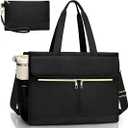 Laptop Bag for Women - 15.6 Inch Tote Work Bag with Compartments Nurse Teacher Bag Large Lightweight Office Handbag
