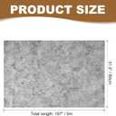 uxcell 31.5"x197" Concrete Wallpaper, Industrial Concrete Cement Contact Paper Vinyl Stained Matte Spot Textured Adhesive Wallpaper for Kitchen Countertop Cabinet Bathroom, Medium Grey