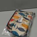 Cute Fish Oven Mitts and Pot Holders Set,Boho Kitchen Decor Heat Resistant Non Slip Hot Pads and Oven Mitt for Chef Cooking Baking BBQ Mom Girl Gifts(4 Piece Set)