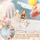 Vercraft 6 Pcs Bear Baby Shower Table Decorations Take One Sign Thank You Acrylic Sign Centerpieces with Stand 5 x 7" Floral Birthday Party Decorations