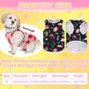42 Pcs Dog Shirts for Small Dogs Bulk, Summer Breathable Soft Puppy Clothes Assorted Hawaiian Luau Printed Sleeveless T Shirt Outfits Pet Tank Tops Apparel for Chihuahua Yorkie Puppies