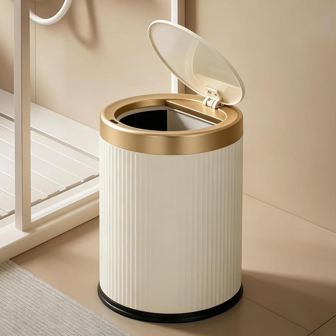 URALFA Bathroom Trash Can Automatic Touchless, Motion Sensor Trash Can