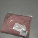 SUUKSESS Women Silk Cashmere Blend Off The Shoulder Tops Summer Lightweight Knit Trendy Sweaters Going Out Loose Fit Shirts (Light Pink, X-Large) (Pink, XL)