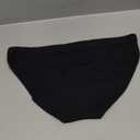 saalt Reusable Period Underwear - Comfortable, Thin, and Keeps You Dry from All Leaks (Cotton, Bikini) (X-Large, Volcanic Black)