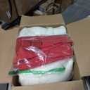 idee-home Outdoor Cushions for Patio Furniture, Outdoor Seat Cushion, Waterproof Couch Hampton Bay Deep Seat Replacement Chair Cushions for Garden Lawn Backyard Deck, 28.5 x 28.5 Red