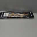 Garbendy Black Gold Foil Christmas Wrapping Paper Roll - Mini Roll - 17 inch X 120 inch Per roll - Reversible 3 Different Design with Glitter Metallic Foil Shine (42.5 sq.ft.ttl)