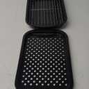 Granite Ware 3 piece multiuse set. Enameled steel bake, broiler pan, and grill with rack. Versatile for oven and direct fire cooking. Resists up to 932F.