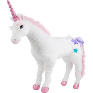 Melissa & Doug Giant Unicorn - Lifelike Stuffed Animal (Over 2 feet Tall)