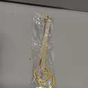 Wristlet Strap PU Leather Keychain Wristlet Lanyard Hand Strap Replacement with Rings Fit for Wallet Purse (Beige/Gold)